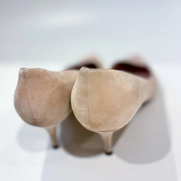 KATE SPADE Melanie pink suede heel pumps with glitter - Picture 6 of 8